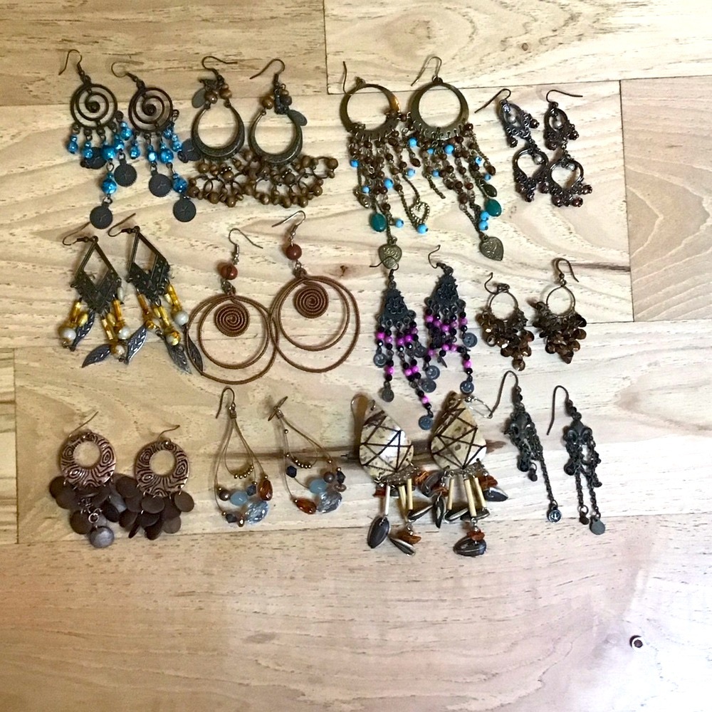 3/$20 + $4.99 SHIPPING ON ALL JEWELRY OVER $15 Boho Earrings